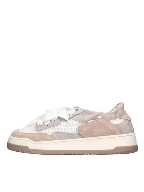 Sneakers in camoscio e tessuto ANDIAFORA | MEET CAM.BIANCO-ROSA-BEIGE